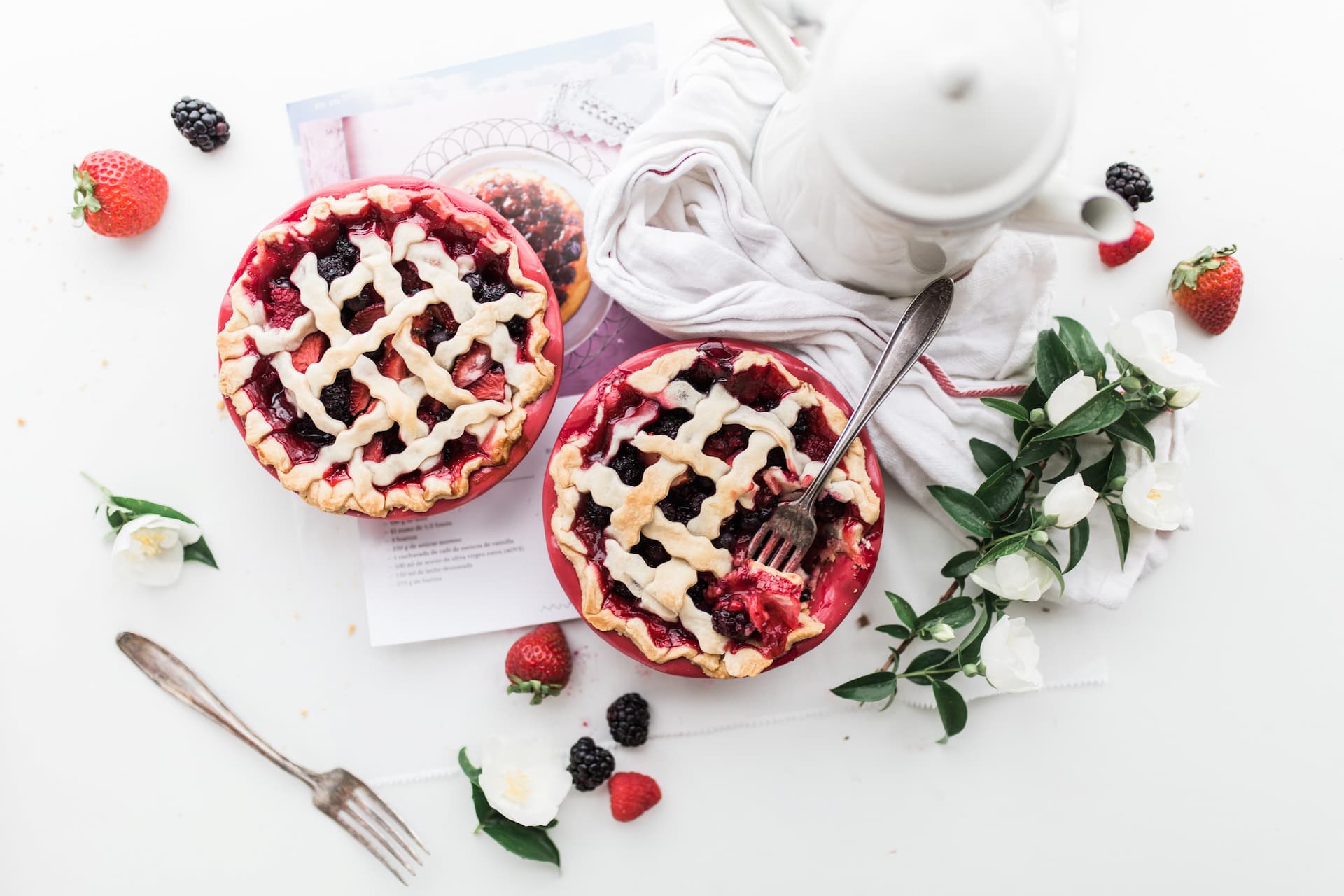 Tarta de frutos rojos