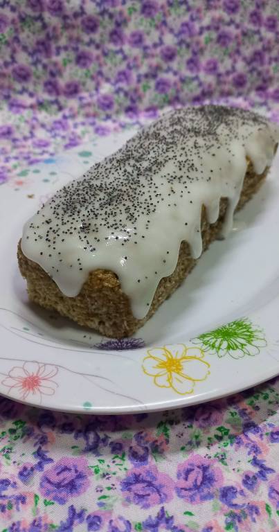 Budín integral de coco y limón