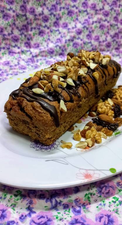 Budín integral tipo inglés vegan