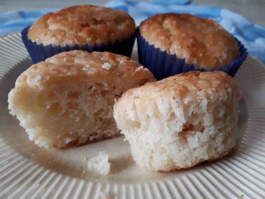 Muffin de limón vegan